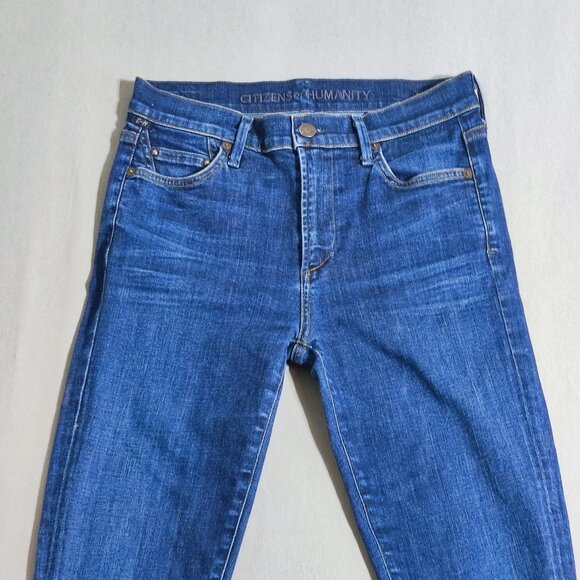 Citizens of Humanity Jeans Rocket high rise skinny women's size W28 ink blue - Picture 2 of 16